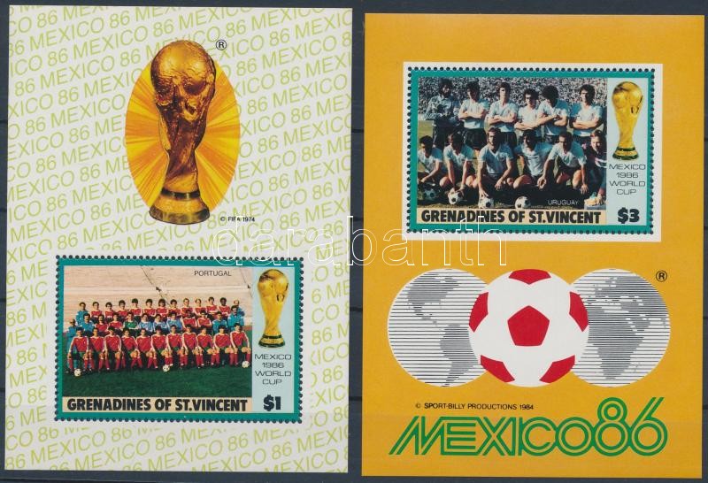 Mexikói labdarúgó világbajnokság sor + blokkpár, Football World Cup Mexico set + block-pair