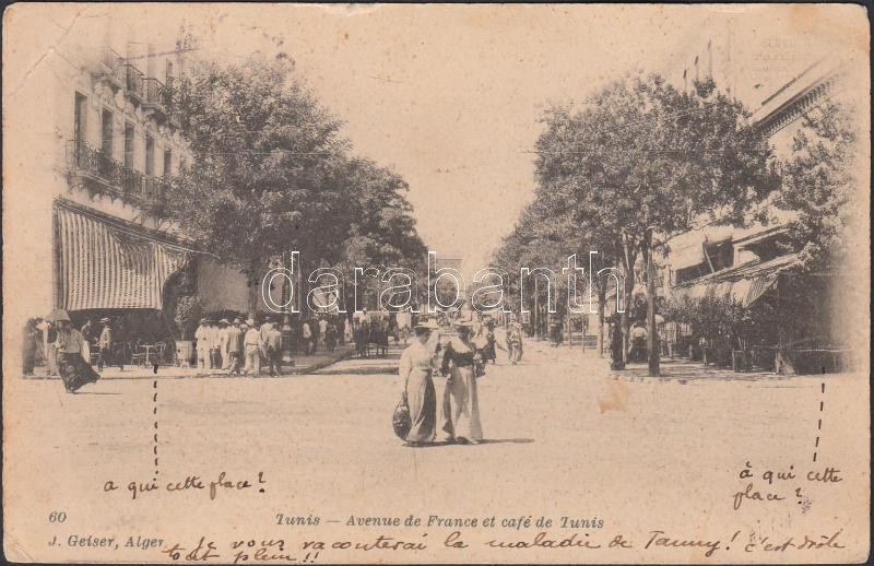 Tunis, Avenue de France, Café de Tunis