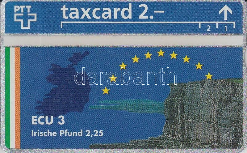 Telefonkártyák: 1993 Svájc 3ECU használatlan telefonkártya
