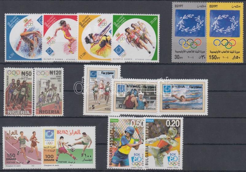 2003-2006 Nyári olimpia, Athén 6 klf ország 15 klf bélyeg, 2003-2006 Summer Olympics, Athens 6 diff. countries 15 diff. stamps