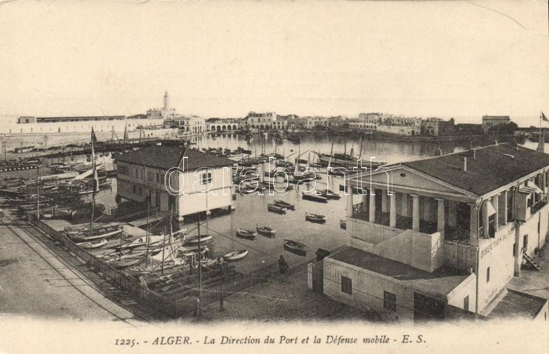 Algiers, Alger; Direction du Port, Defense mobile / port, ships