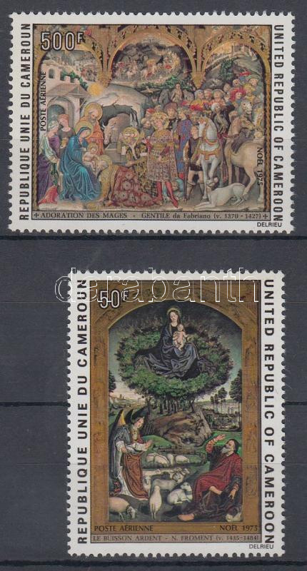 Christmas, paintings set, Karácsony, festmények sor