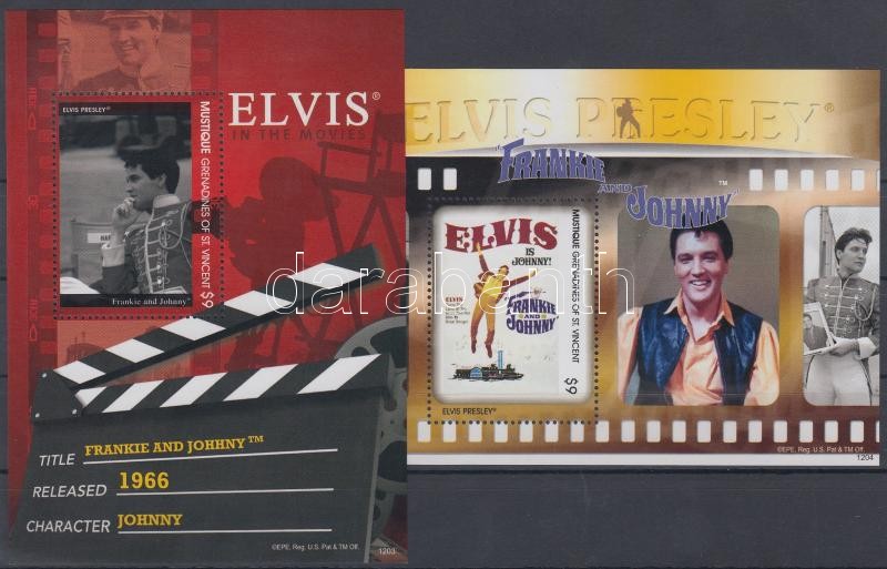Elvis Presley mozifilmekben 2 klf blokk, Elvis Presley in Movies 2 diff. blocks