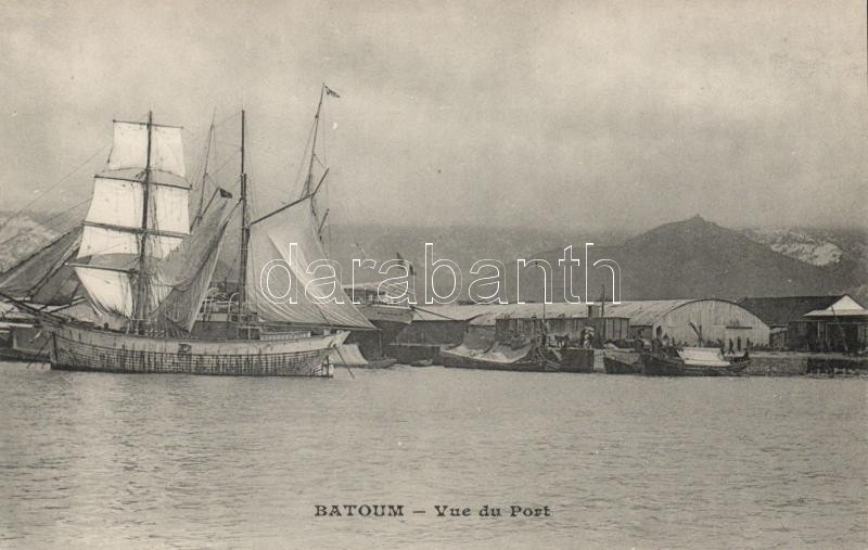 Batumi, Batoum; port, ships
