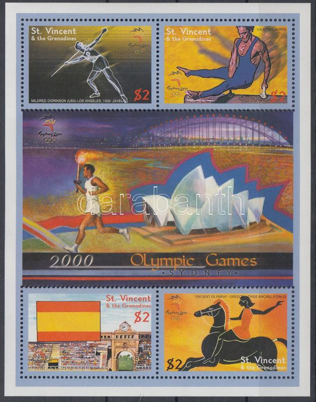 Olympics Sydney mini sheet, Olimpia Sydney kisív