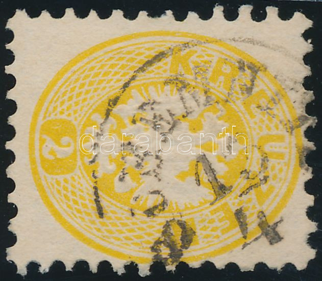 2kr sárga &quot;SCHEMNI(TZ)&quot;, yellow