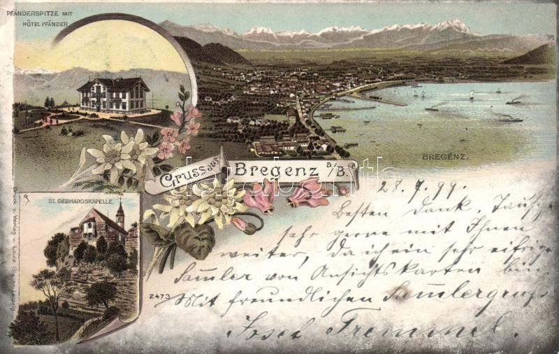 1899 Bregenz, litho