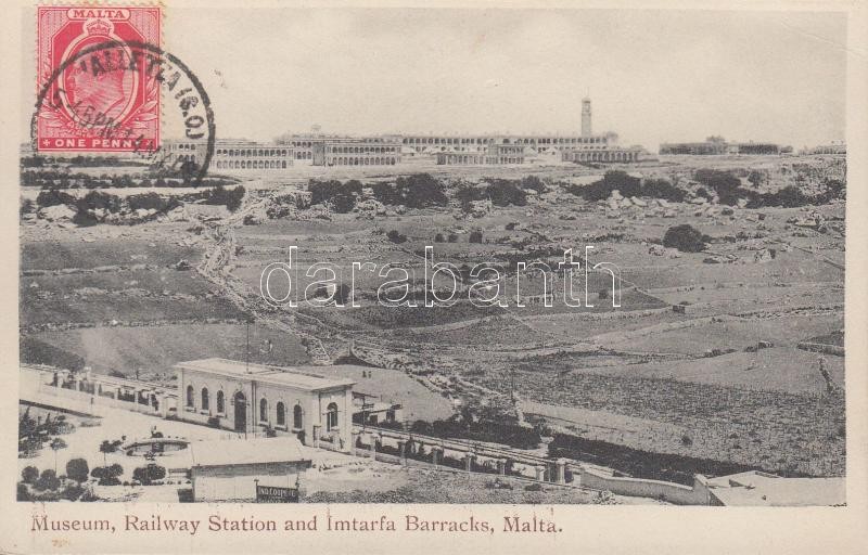 Malta, Railway station, museum, Imtarfa barracks