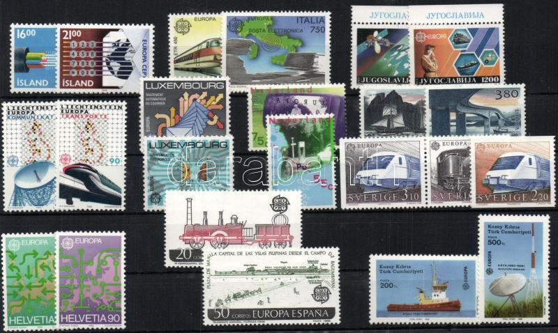 Europa CEPT 11 diff. country 23 diff. stamp, Europa CEPT 11 klf ország 23 klf bélyeg