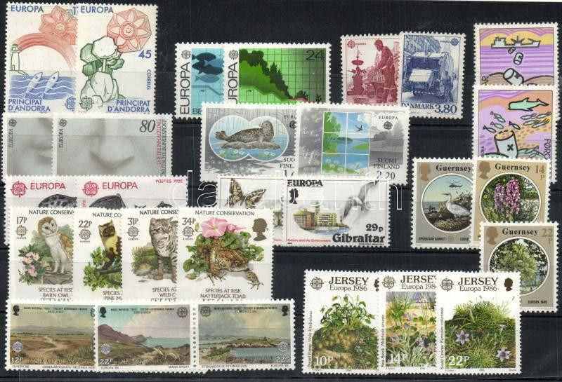 Europ CEPT: Environment protection 12diff. country 30diff. stamp, Europa CEPT: Környezetvédelem 12 klf ország 30 klf bélyeg