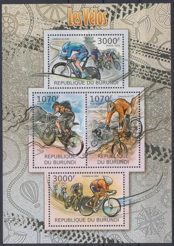 Bicycle sport mini sheet, Kerékpár sport kisív