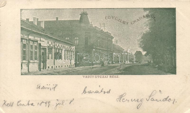 1899 Békéscsaba, Vasút utca