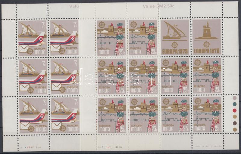 Europa CEPT set of minisheet, Europa CEPT kisívsor