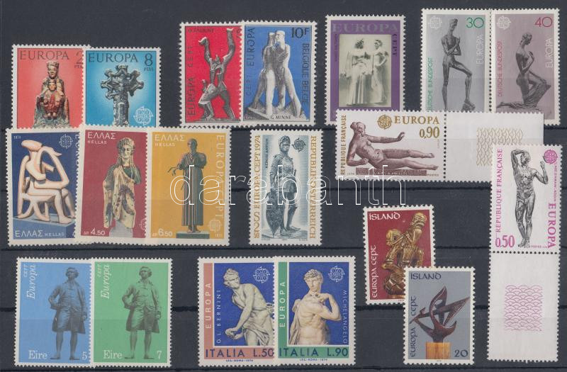 Europa CEPT 18 diff. countries, 36 diff. stamps, Europa CEPT 18 klf ország 36 klf bélyeg