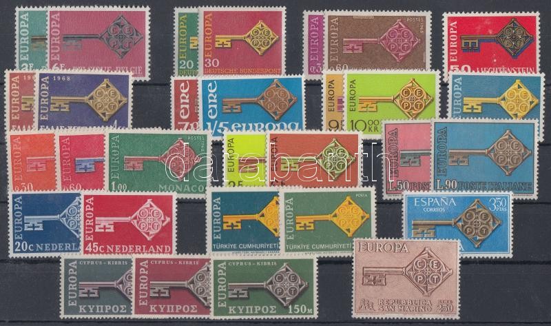 Europa CEPT 16 diff. countries, 30 diff. stamps, Europa CEPT 16 klf ország 30 klf bélyeg