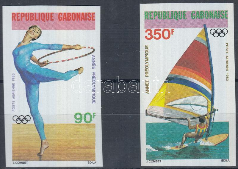 Summer Olympics imperforated set, Nyári olimpia vágott sor