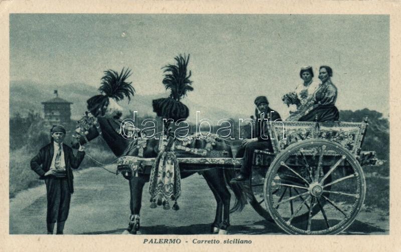 Palermo, Sicilian cart, horse