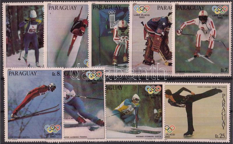 Winter Olympic Games medalists set + block of 8 + block, Téli olimpia érmesei sor + nyolcasblokk + blokk