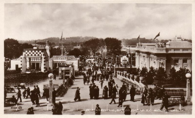 1924 Wembley, British Empire Exhibition, Princess Avenue