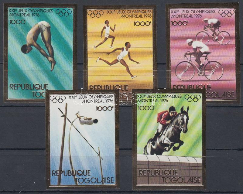 Montreal Summer Olympics imperforated set, Montreali nyári olimpia vágott sor