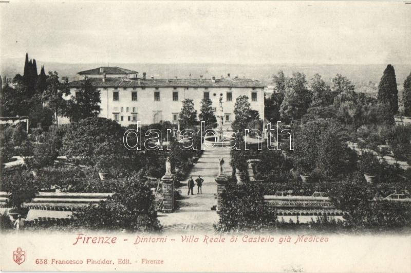 Firenze, Dintorni, Villa Reale di Castello giá Medicea / Medici Royal Palace, view