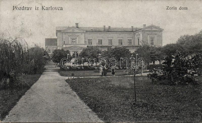 Károlyváros, Karlovac; Zorin dom, Károlyváros, Zorin ház