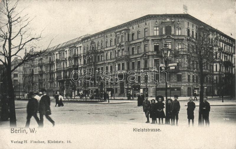 Berlin, Kleiststrasse; Verlag H. Fischer