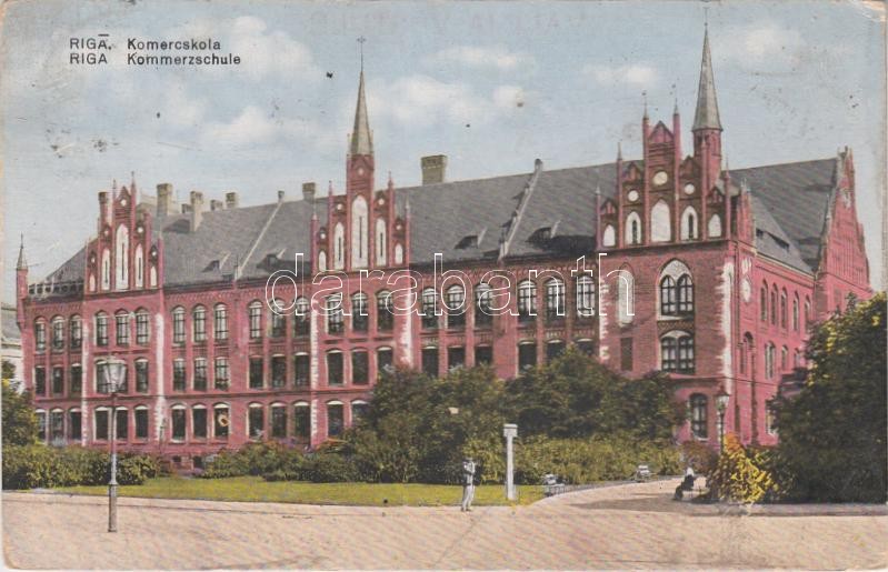 Riga, Kommerzschule, Komercskola / business school