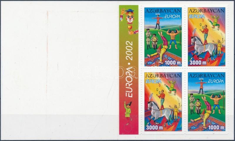 Europe CEPT Circus stamp-booklet, Europa CEPT Cirkusz bélyegfüzet