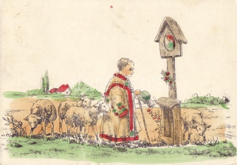 Hungarian folklore, shepherd, Magyar folklór, pásztor