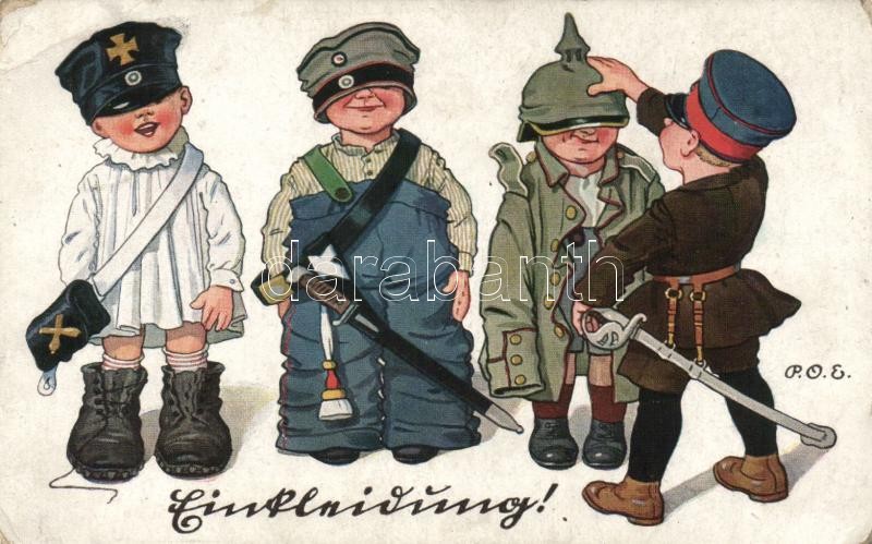 Soldiers humour, children s: P.O.E., Katonai humor, gyerekek s: P.O.E.