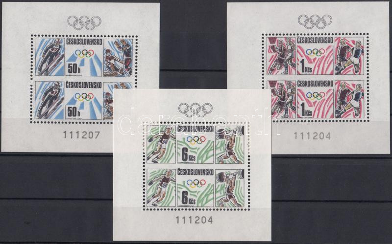 Olympic Games block set, Olimpiai játékok blokksor