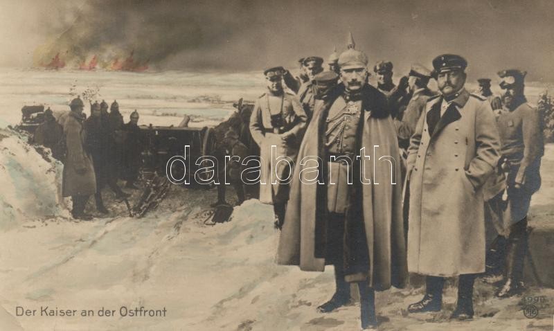 Wilhelm II and Hindenburg on the eastern front, II. Vilmos és Hindenburg a keleti fronton