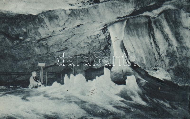 Dobsina jégbarlang, Temető, Fejér Endre kiadása, Dobsiná, ice cave, cemetery