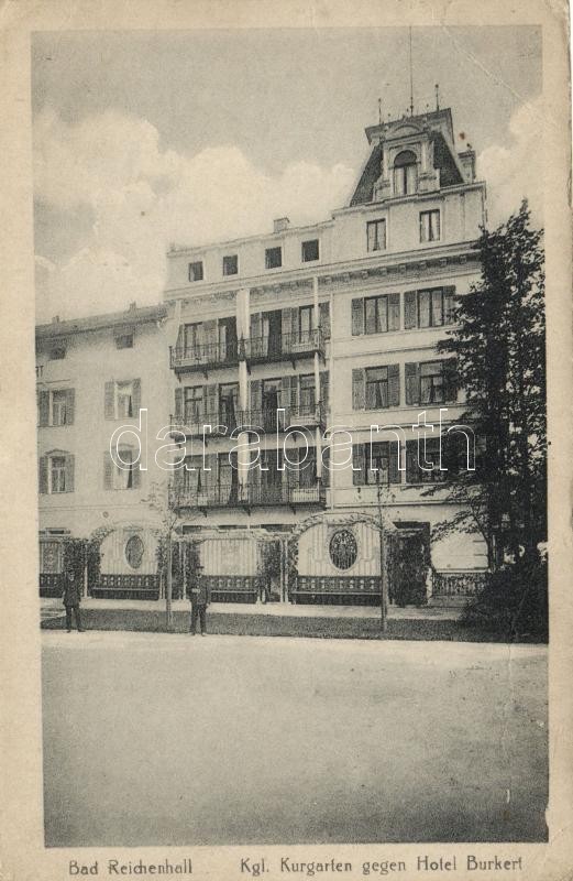 Bad Reichenhall, Kurgarten, Hotel Burkert