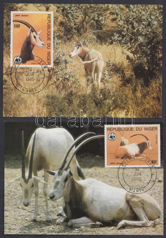 WWF: Antilopok sor 4 db CM-en, WWF: Antelopes set on 4 CM