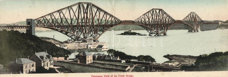 Forth Rail Bridge panoramacard (bent til broken)