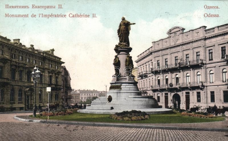 Odessa, statue of Catherine II
