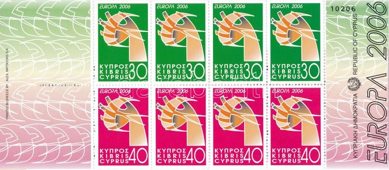 Europa CEPT stamp-booklet, Europa CEPT bélyegfüzet