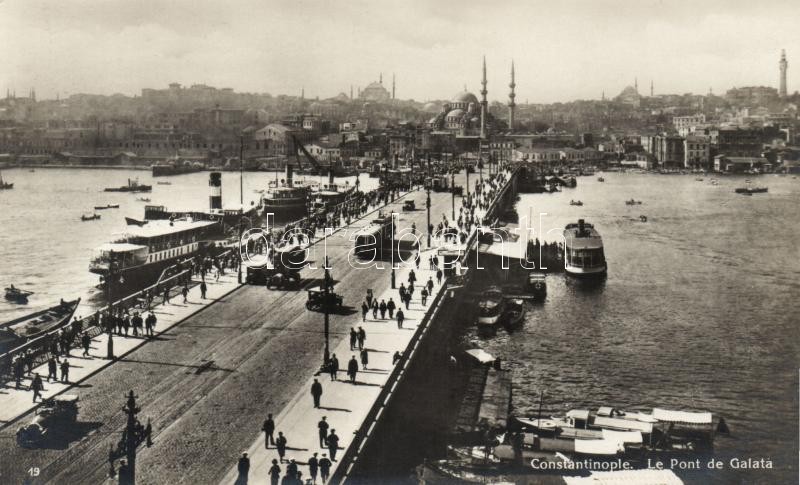 Constantinople, Galata bridge