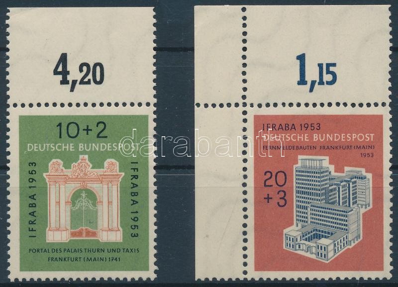 International Stamp Exhibition margin set, Nemzetközi bélyegkiállítás ívszéli sor
