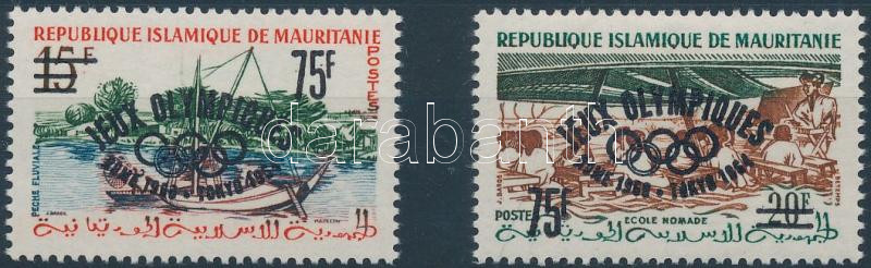 Rome Olympics set with overprint, Római olimpia sor felülnyomással