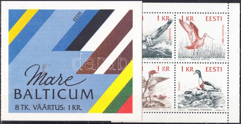 Birds stamp-booklet sheet + stamp-booklet + FDC, Madarak bélyegfüzetlap + bélyegfüzet + FDC