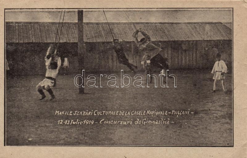 1919 Pascani, Great National Cultural Celebration, Gymnastics competitions, probably cut out from booklet