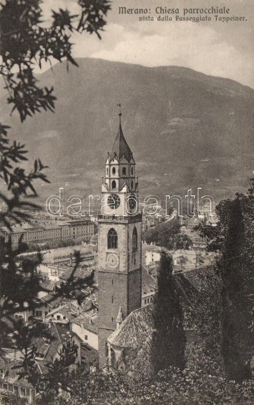 Merano, Meran; Chiesa parrocchiale / church, view