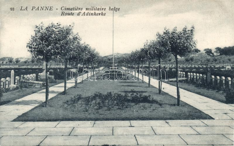 De Panne, Belgian military cemetery