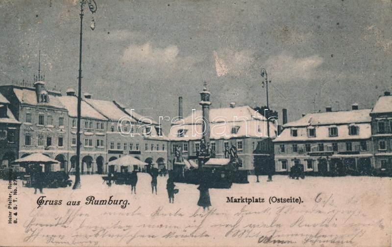 1899 Rumburk, Rumburg; Marktplatz / market place
