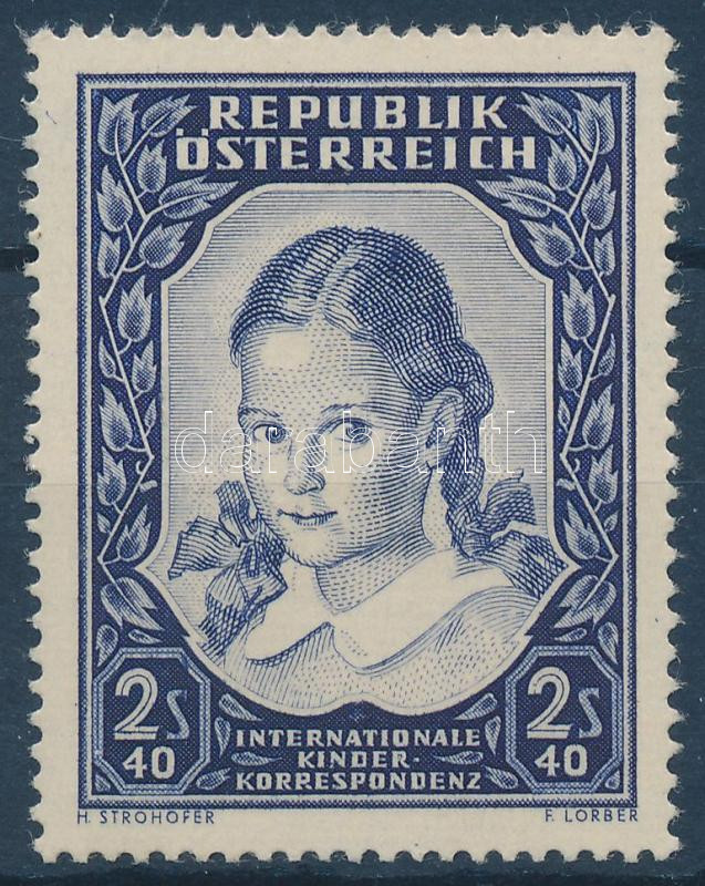 International students Correspondence stamp, Tanulók nemzetközi levelezése bélyeg