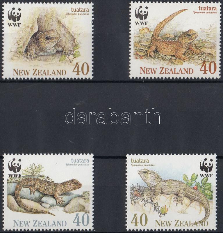 WWF: Lizards set + 4 FDC, WWF: Gyíkok sor + 4 db FDC