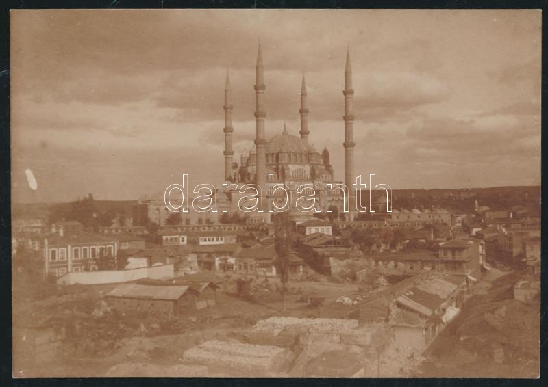 cca 1890-1900 Törökország, Ahmed szultán mecsetje Konstantinápolyban, 8x11 cm / Constantinople, mosque